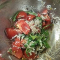 こりんママ8's cooksnap of when they made ★冷え冷えトマトと塩昆布★のゴマ油和え.