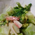 白夜要's cooksnap of when they made ブロッコリーとカニカマのおかかマヨサラダ.