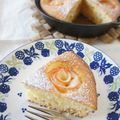 わらし's cooksnap of when they made スキレットで簡単HMで林檎の薔薇ケーキ♪.