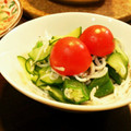 kikikko's cooksnap of when they made 簡単！ おくらとトマトのしらす和.