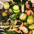♥ミルクティ♥'s cooksnap of when they made わかめとキュウリの酢の物.