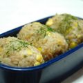 ゆうかりコアラ's cooksnap of when they made まんまるコロコロ焼きそば？風味のおにぎり.