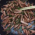 クック6SKXG4☆'s cooksnap of when they made ピーマンと桜エビのオイスターソース炒め.