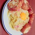 クックNMBUBQ☆'s cooksnap of when they made 牛乳で簡単カルボナーラ☆簡単ランチ☆.