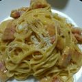 河了貂's cooksnap of when they made 濃厚☆カルボナーラ.