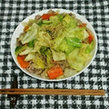 やまさきSG's cooksnap of when they made ささっと簡単！シャキシャキ野菜炒め!.