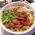 caruga's cooksnap of when they made ｾﾛﾘの葉×塩ﾗｰﾒﾝ　豪華版.