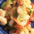 パクパクpanda's cooksnap of when they made 海老とレタスのシャキシャキピリ辛香味炒め.