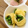 二角形's cooksnap of when they made ひな祭りに☆菜の花の卵巻き.