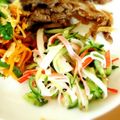 賢くんママ's cooksnap of when they made キュウリとかにかまの辛子ぽん酢和え.
