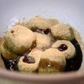 いくぴん's cooksnap of when they made とってもヘルシーな　豆腐の抹茶白玉♪.