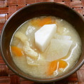 のば☀のば's cooksnap of when they made 簡単 大根 里芋 油揚げの味噌汁.