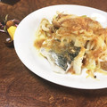 kecc's cooksnap of when they made スズキのムニエルきのこ添え醤油マヨソース.