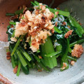 たろう713's cooksnap of when they made 小松菜のしらす、油揚げ入り和え物♪.