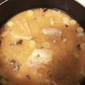 やすぴょん２９'s cooksnap of when they made さんま味噌煮缶で❤コク旨味噌汁.