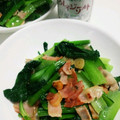 つよまり's cooksnap of when they made 小松菜とハムのクレソル炒め.