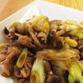 ぽちCafe's cooksnap of when they made 簡単！豚バラと長ネギのすきやき風炒め.