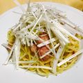ひかり♡こはる's cooksnap of when they made ワンポットパスタねぎのペペロンチーノ風.
