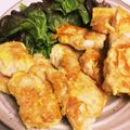 ぽっちゃりうっちー's cooksnap of when they made 鶏むね肉の粉チーズ＆青のり入りピカタ♡.