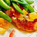 Vickyの姉's cooksnap of when they made 白身魚の野菜たっぷりカレークリームソース.