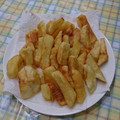ラリー＆サラ's cooksnap of when they made 揚げ焼きほくほくポテト♪簡単.