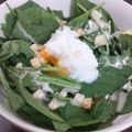 Hisa:D's cooksnap of when they made 簡単！半熟卵のせ☆シーザーサラダ☆.