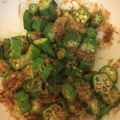 jun_haj's cooksnap of when they made オクラのおかか和え☆.