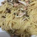 miyakoneko's cooksnap of when they made 簡単！きのこのパスタ★マヨネーズ風味★.