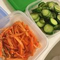 chaki58's cooksnap of when they made 【簡単・常備菜】人参ときゅうりのナムル.