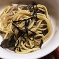 ノビル's cooksnap of when they made しめじバタ－の和風スパゲティ.