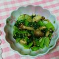 ＊れいぴん＊'s cooksnap of when they made ちんげん菜としめじのおひたし.