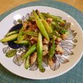 北海道伯爵's cooksnap of when they made ★タコとアスパラのガーリックバター★.