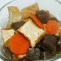 メープルぱん's cooksnap of when they made 厚揚げとこんにゃくと鶏肉の味噌煮.