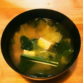 やぴやぴやっぴー's cooksnap of when they made ☆ほうれん草ときゃべつのみそ汁☆.