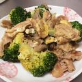 クックV4WJS0☆'s cooksnap of when they made ほっこり♡ブロッコリーときのこの豚肉炒め.