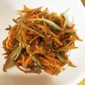 なゆ0912's cooksnap of when they made 鶏皮きんぴら.