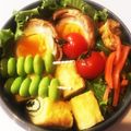 ちゃら♡mama's cooksnap of when they made ピーマン人参油揚げの炒め煮.