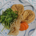 イチゴ、イチゴ。's cooksnap of when they made がんもどきと豆苗・蒟蒻の煮物♪.
