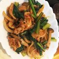 クックSHCHTZ☆'s cooksnap of when they made 小松菜と豚肉のピリ辛味噌炒め.