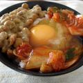 とーみママ's cooksnap of when they made のせるだけ!!卵納豆キムチ丼.