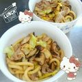 RIKOTORA's cooksnap of when they made 節約✨ひとりランチに！醤油焼うどん！.