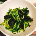 sorapapipu's cooksnap of when they made 簡単！さっぱり♪キュウリとワカメの酢の物.