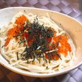 mamida_'s cooksnap of when they made イクラのクリームスパゲティー.