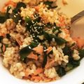 パクパクpanda's cooksnap of when they made 大葉、ごま油香る♪鮭わかめ混ぜご飯.