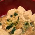 まおふいー's cooksnap of when they made じゅわ～っと美味しい豆腐と豆苗卵とじ.