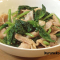 檜佐木ぐるぐる's cooksnap of when they made ほうれん草と豚肉のポン酢和え.