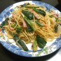 ふにふにくらげ's cooksnap of when they made ほうれん草とハムのバター醤油パスタ♪.