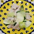 ハニイとムサシ's cooksnap of when they made 【お手軽】チンゲン菜と豚バラ肉の野菜炒め.