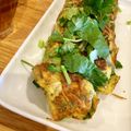 クックパッドごはん部's cooksnap of when they made パクチー in たまご焼き〜♪.