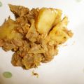 かたのさくら's cooksnap of when they made 味付け不要☆じゃがいもとネギのサバ缶煮.